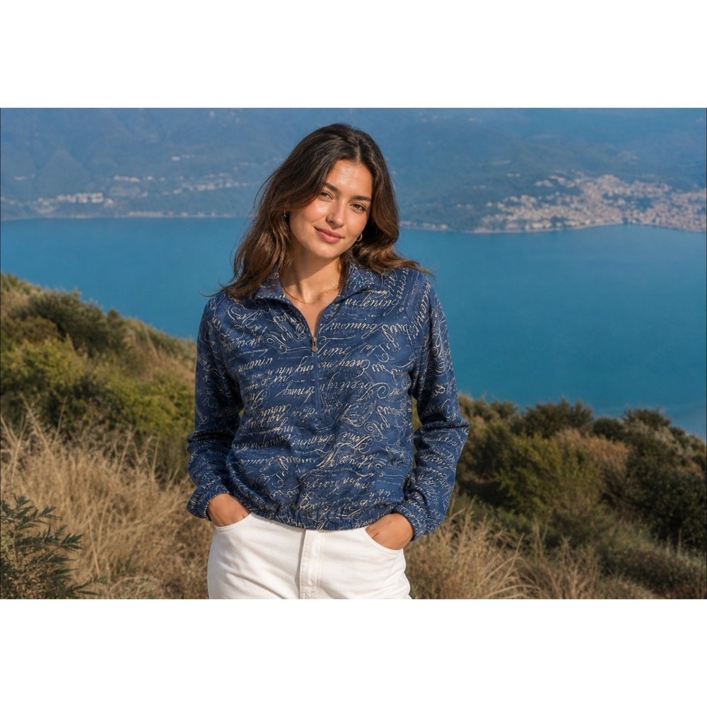 Bette & Court‎ Signature Collection Women's Quarter Zip Pullover Jacket Medium